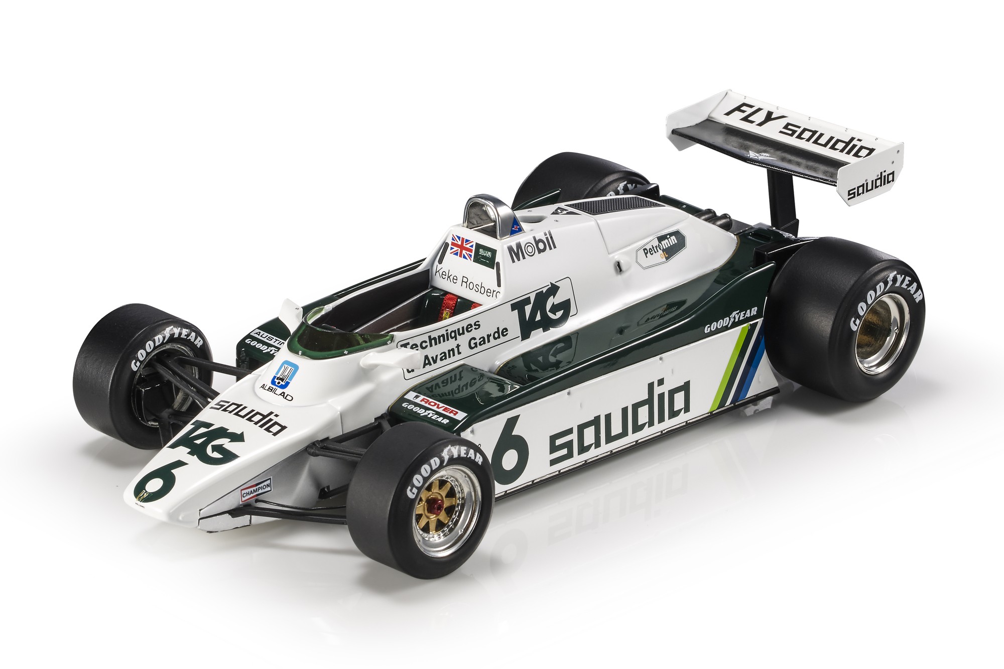 Williams FW08 No.6 2nd Place Austrian GP 1982 K. Rosberg - 1:18